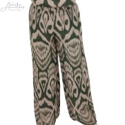S LeaH Broek groen zand print